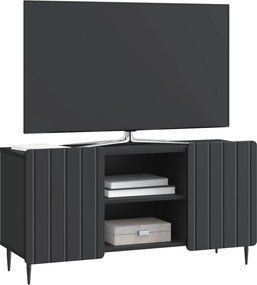 VidaXL Ντουλάπι TV 102 x 34,5 x 52 εκ Μαύρο Επεξεργασμένο Ξύλο