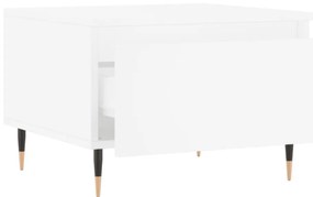 vidaXL Τραπεζάκια Σαλονιού 2 τεμ. Λευκά 50 x 46 x 35 εκ. Επεξεργ. Ξύλο