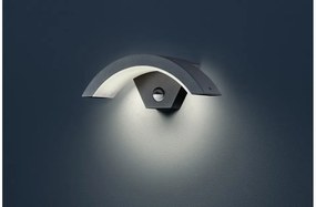 Απλίκα Φωτιστικό Τοίχου LED 7,5W Ανθρακί IP54 Ανιχνευτής Κίνησης Ohio 220969142 Trio Lighting-220969142-Ανθρακί 220969142