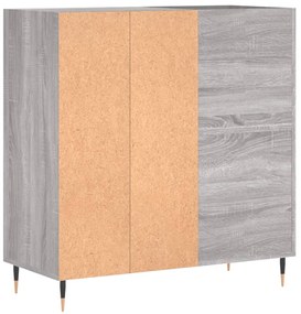 vidaXL Δισκοθήκη Γκρι Sonoma 84,5 x 38 x 89 εκ. από Επεξεργασμένο Ξύλο