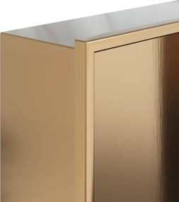 vidaXL Εσοχή Ντους Βουρστ. Χρυσό 32x62x9 εκ. Αν. Ατσάλι