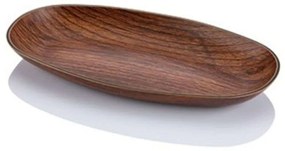 Πιατέλα Οβάλ 10203 14,5x8,5x2cm Brown Evelin Polystyrene