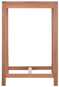 Τραπέζι Μπάρ Τετράγωνο PRESSCOT C18113 Ξύλο Teak Φυσικό 70x70x105Υ εκ. 70x70x105 εκ.