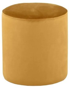 Σκαμπό Cylinder 16-0483 Φ35xH38cm Gold Βελούδο