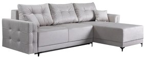 Γωνιακός Καναπές - κρεβάτι SMAK Μπέζ 266x175x83εκ 266x175x83 εκ.
