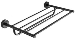 Κρεμάστρα Πετσέτας Uno 9626 55 60x25x10cm Black Karag Stainless Steel