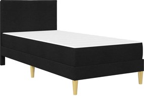 vidaXL Σκελετός Κρεβατιού Μαύρο 90 x 200 cm Πολυεστέρας