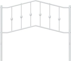vidaXL Ανταλλακτικό κεφαλάρι Λευκό 107 εκ. Μεταλλικό