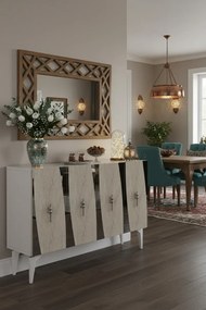 Stewehome πολυλειτουργικός κονσόλα ντουλάπι για καφέ και βάση τηλεόρασης 120x32x79 cm