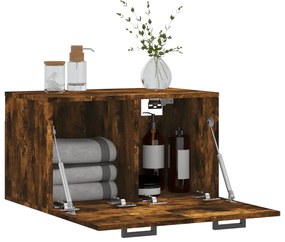 vidaXL Ντουλάπι Τοίχου Καπνιστή Δρυς 60x36,5x35 εκ. Επεξεργασμένο Ξύλο