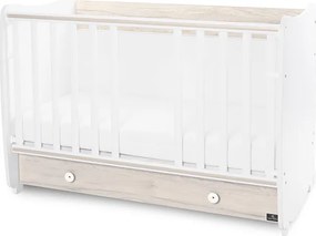 BED DREAM 70/140 COLOUR WHITE/LIGHT OAK NEW