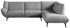 WOODWELL EMERALD Καναπές Σαλονιού Αριστερή Γωνία, Ύφασμα Κοτλέ Γκρι 274x203x82cm H.88cm Ε9419,22