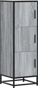 vidaXL Highboard Grey Sonoma Κατασκευασμένο ξύλο και μέταλλο