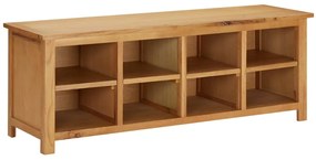vidaXL Παπουτσοθήκη 114 x 37 x 45 εκ. από Μασίφ Ξύλο Δρυός