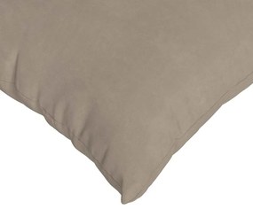 vidaXL Μαξιλάρι Καναπέ 2 pcs Taupe 50 x 30 cm ύφασμα