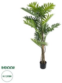 Artificial Garden PHILODENDRON 20684 Τεχνητό Διακοσμητικό Φυτό Φυλλόδενδρο Υ150cm Globostar 20684