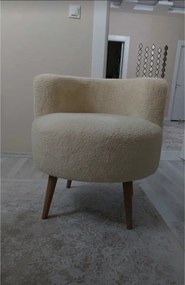 Stewehome Σετ τσαγιού με πολυθρόνα σκανδιναβικού στιλ από ξύλο