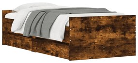 Πλαίσιο Κρεβατιού Με Συρτάρια Δρυς 75x190 εκ Small Single 3207389