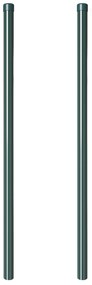 vidaXL Πό posts φράχτη 2 pcs Πράσινο 110 cm