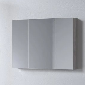 Bathroom mirror OMEGA 90 Grey Oak 90x14x65 cm 90x14x65 εκ.