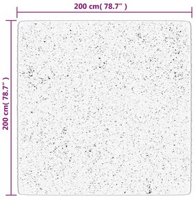 Χαλί OVIEDO με Κοντό Πέλος Πράσινη 200 x 200 εκ. - Πράσινο