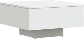 vidaXL Τραπεζάκι Σαλονιού Λευκό 60 x 60 x 31,5 εκ. από Επεξ. Ξύλο