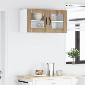 vidaXL Ραφιέρα τοίχου LUCCA Artisan Δρυς 80 x 31 x 40 εκ