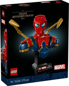 Παιχνίδι Kατασκευή Lego 76326 Iron Spider-Man Bust 379 Τεμάχια
