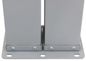 vidaXL Σκίαστρο Πλαϊνό Συρόμενο Κρεμ 160 x 600 εκ.