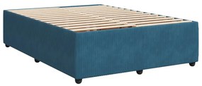 ΚΡΕΒΑΤΙ BOXSPRING ΜΕ ΣΤΡΩΜΑ ΜΠΛΕ 140X200 ΕΚ. ΒΕΛΟΥΔΙΝΟ 3290062