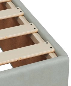 ΚΡΕΒΑΤΙ BOXSPRING ΜΕ ΣΤΡΩΜΑ ΑΝΟΙΧΤΟ ΓΚΡΙ 100X200 ΕΚ. ΒΕΛΟΥΔΙΝΟ 3290840