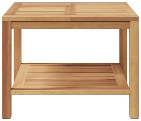 vidaXL Τραπεζάκι σαλονιού Καφέ 60 x 60 x 45 cm Μασίφ ξύλο teak