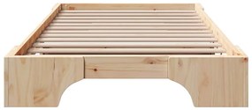vidaXL Κρεβάτι 80x200 εκ. από μασίφ ξύλο πεύκου