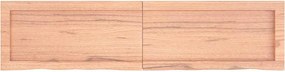 vidaXL Πάγκος Μπάνιου Αν. Καφέ 120x30x(2-4) εκ. Επεξεργ. Μασίφ Ξύλο