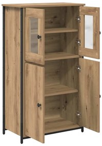 vidaXL Highboard Artisan Oak 62 x 32 x 106,5 εκ Επεξεργασμένο ξύλο