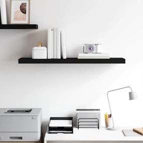 vidaXL Ράφι Τοίχου Μαύρο 90 x 23,5 x 3,8 εκ. MDF