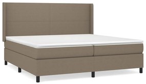 ΚΡΕΒΑΤΙ BOXSPRING ΜΕ ΣΤΡΩΜΑ TAUPE 200X200 ΕΚ. ΥΦΑΣΜΑΤΙΝΟ 3131301