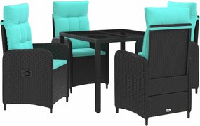 vidaXL Σετ Εξωτερικής Τραπέζης 5 pcs συνθετικό ρατάν