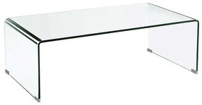 Τραπεζάκι σαλονιού γυαλί Glasser Clear EM720 110x55x35cm