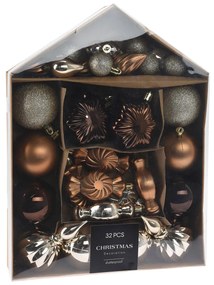 Χριστουγεννιάτικα Στολίδια (Σετ 32τμχ) K-M Amber CAN303740