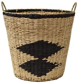 Καλάθι Rush 00.06.67444 Φ40x35cm Natural-Black Mat