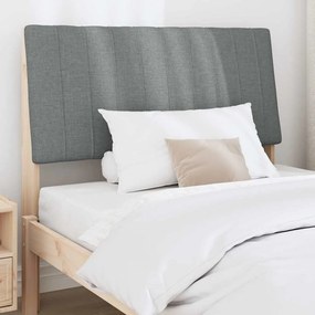 vidaXL Ταπετσαρισμένο κεφαλάρι Σκούρο Γκρι 100 cm Στερεά ξυλεία πεύκου