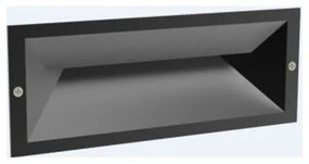Χωνευτό Φωτιστικό Τοίχου IP65 LED GL13305 12,5W 3.000K Ανθρακί Sunlight-GL13305-Ανθρακί GL13305