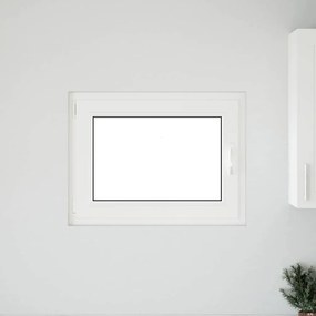 vidaXL Παράθυρο Υπογείου "RISOR" 80x50 εκ. Ανακλινόμενο & Περιστρεφόμενο DIN Αριστερό Ανθρακί