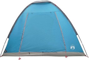 vidaXL Σκηνή Camping με στέγη Μπλε 2 Άτομα Πολυεστέρας και Χάλυβας