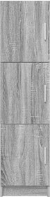 vidaXL Highboard Γκρίζο Σονομα 31.5 x 32 x 122.5 εκ