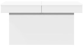 vidaXL Τραπεζάκι Σαλονιού Λευκό 80 x 55 x 40 εκ. από Επεξεργ. Ξύλο
