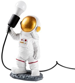 Φωτιστικό επιτραπέζιο Astronaut Megapap E27 πολυεστερικό χρώμα λευκό 20x15x32εκ.-GP052-0166,1