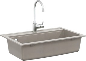 vidaXL Σιντρινο Γκρι 795 x 505 χλστ. Γρανίτης