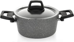 Stewehome Σετ 3 τεμαχίων κατσαρόλα τηγάνι και σαγανάκι από γρανίτη Γκρι